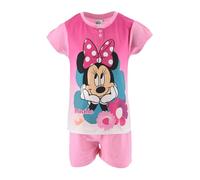 Disney Pigiama corto Minnie Mouse per ragazze Shortie Pjs Kids 2 pezzi Summer Nightwear Set, rosa, 4-5 Years