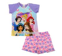 Disney Pigiama Corto Princess Ariel Belle - 5-6 Anni: 116cm