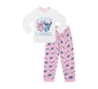 Disney Pigiama da bambina Lilo & Stitch a punto lungo e angelo