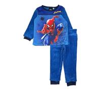 Disney Pigiama da Bambino Spiderman, Comfort e Stile, Design Spiderman, Perfetto per la Notte, Blu, 5 Anni