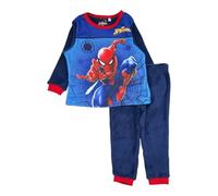 Disney Pigiama da Bambino Spiderman, Comfort e Stile, Design Spiderman, Perfetto per la Notte, Marina, 3 Anni