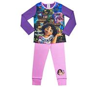 Disney Pigiama Encanto da bambina a maniche lunghe, taglie da 4 a 10 anni, viola/rosa., 5-6 Anni