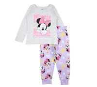 Disney Pigiama in Pile di Minnie Pajama Set, Rosa, 6 Anni Girl's