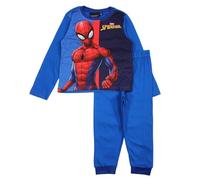 Disney Pigiama in Pile Lilo & Stitch, Completo Caldo e Accogliente per Le Notti Invernali, colorato Design Hawaiano, Blu, 4 Anni