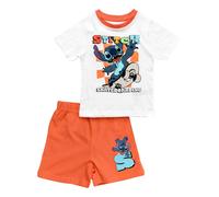 DISNEY Pigiama 'Lilo & Stitch' navy / arancione / rosso / bianco Bambini DISNEY 128