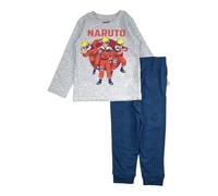 Disney Pigiama Naruto, Completo Comodo per Ragazzi, Design Naruto, Perfetto per la Notte, Grigio, 2 Anni