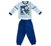 Disney Pigiama Neonato Topolino in Cotone 9123 Mickey (Azzurro, 30 Mesi)