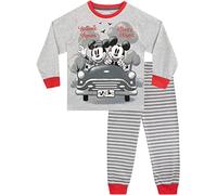 Disney Pigiama per Ragazze Topolino e Minni Grigio 3-4 Anni