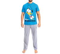 Disney Pigiama per Uomo Donald Duck Blu Large