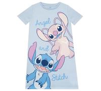 Disney Pigiama Pigiama Bambina | Lilo e Stitch Camicia da Notte | Stitch e Angel Bambina Pjs | Blu 5-6 Anni