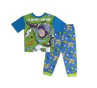 Disney Pigiama reversibile per ragazzi Toy Story Woody Buzz Lightyear pigiama pigiami da notte, Buzz e Alien, 3-4 Years