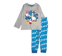Disney Pigiama Sonico Pajama Set, Grigio, 4 Anni Boy's