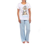 Disney Pigiama Tippete da Donna Pigiami Bambi per Signore Blu Medium