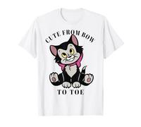 Disney Pinocchio Figaro Cute From Bow To Toe Maglietta