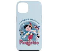Disney Pinocchio For The Happiest Time In Your Life Retro Custodia per iPhone 13