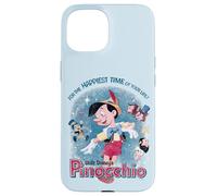 Disney Pinocchio For The Happiest Time In Your Life Retro Custodia per iPhone 15