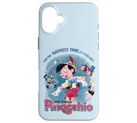Disney Pinocchio For The Happiest Time In Your Life Retro Custodia per iPhone 16 Plus