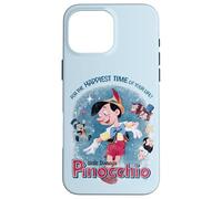 Disney Pinocchio For The Happiest Time In Your Life Retro Custodia per iPhone 16 Pro Max
