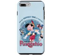 Disney Pinocchio For The Happiest Time In Your Life Retro Custodia per iPhone 7 Plus/8 Plus