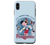 Disney Pinocchio For The Happiest Time In Your Life Retro Custodia per iPhone XS Max