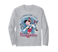 Disney Pinocchio for The Happiest Time in Your Life Retro Maglia a Manica