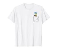 Disney Pinocchio Jiminy Cricket Faux Pocket Maglietta