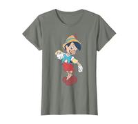 Disney Pinocchio Vintage Portrait Maglietta