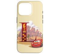 Disney & Pixar Alfabeto Monogramma Lettera L Saetta McQueen Custodia per iPhone 16 Pro