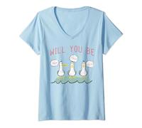 Disney Pixar Alla ricerca di Nemo San Valentino Gabbiani essere mio Maglietta con Collo a V