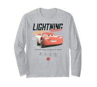 Disney Pixar Cars 2 Custom-Built Piston Cup Racer Distressed Maglia a Manica