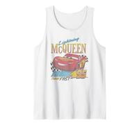 Disney Pixar Cars 2 Lighting MC Queen Think Fast Portrait Canotta