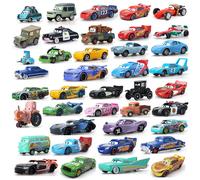 Disney Pixar Cars 2 Toy Lightning Mcqueen Mini Auto da corsa originale 1 3 Collezione Dinoco Racers Diecast Modello in metallo Regalo per bambini