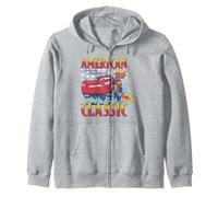 Disney Pixar Cars 4th of July McQueen American Classic Retro Felpa con Cappuccio