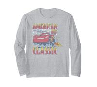 Disney Pixar Cars 4th of July McQueen American Classic Retro Maglia a Manica