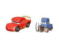 Disney Pixar Cars Cave Saetta McQueen e Pitstoposaurus Diecast 2 Pack Cars