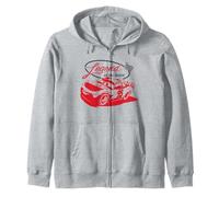 Disney Pixar Cars Legend of The Track! McQueen Retro Shot Felpa con Cappuccio