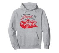 Disney Pixar Cars Legend of The Track! McQueen Retro Shot Felpa con Cappuccio
