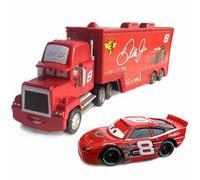 Disney Pixar Cars McQueen Sally Hudson Mater King Lizzie Diecast Auto Giocattoli