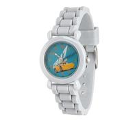 Disney Pixar Cars Orologio per bambini dai 3 ai 7 anni con quadrante luminoso con personaggi - ottimo regalo per bambini - quadrante di facile lettura, lunetta grigia e cinturino in silicone grigio