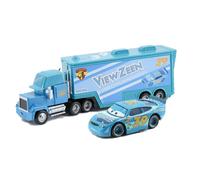 Disney Pixar Cars Pulcino Hicks Saetta McQueen Mack Trasportatore Camion e Auto