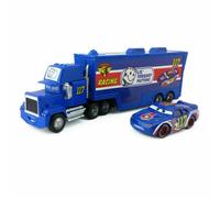 Disney Pixar Cars Pulcino Hicks Saetta McQueen Mack Trasportatore Camion e Auto