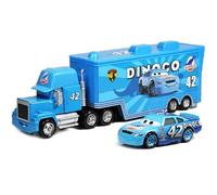 Disney Pixar Cars Pulcino Hicks Saetta McQueen Mack Trasportatore Camion e Auto