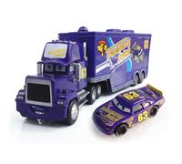 Disney Pixar Cars Pulcino Hicks Saetta McQueen Mack Trasportatore Camion e Auto