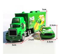 Disney Pixar Cars Pulcino Hicks Saetta McQueen Mack Trasportatore Camion e Auto