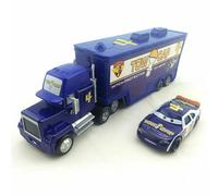 Disney Pixar Cars Pulcino Hicks Saetta McQueen Mack Trasportatore Camion e Auto