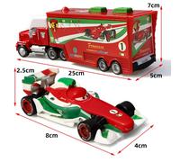 Disney Pixar Cars Pulcino Hicks Saetta McQueen Mack Trasportatore Camion e Auto