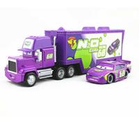 Disney Pixar Cars Pulcino Hicks Saetta McQueen Mack Trasportatore Camion e Auto