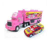 Disney Pixar Cars Pulcino Hicks Saetta McQueen Mack Trasportatore Camion e Auto