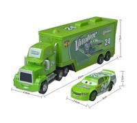 Disney Pixar Cars Pulcino Hicks Saetta McQueen Mack Trasportatore Camion e Auto