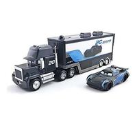 Disney Pixar Cars Pulcino Hicks Saetta McQueen Mack Trasportatore Camion e Auto
